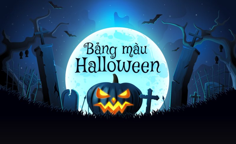 Gợi ý các bảng màu Halloween đẹp nhất cho thiết kế ma quái của bạn