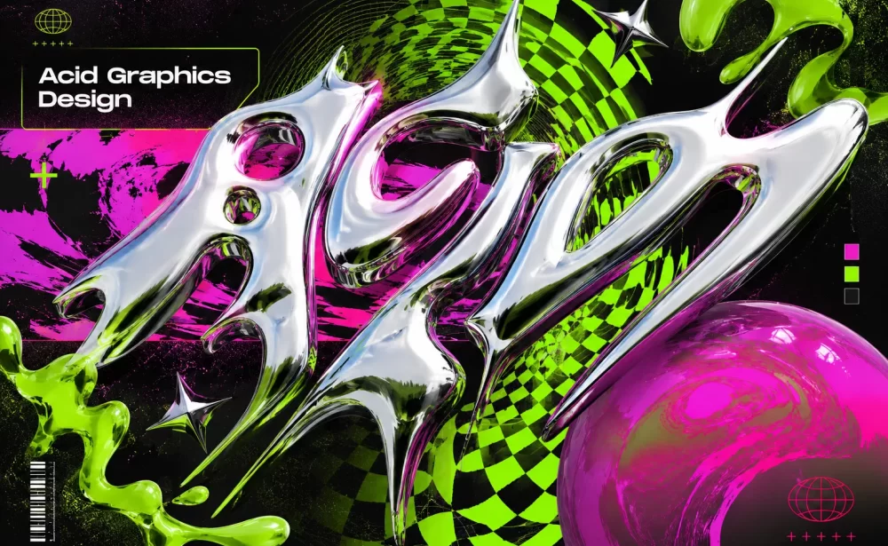 Acid Graphics Design: Khi Thiết Kế Đồ Họa Trở Nên “Ảo” Và Nổi Loạn